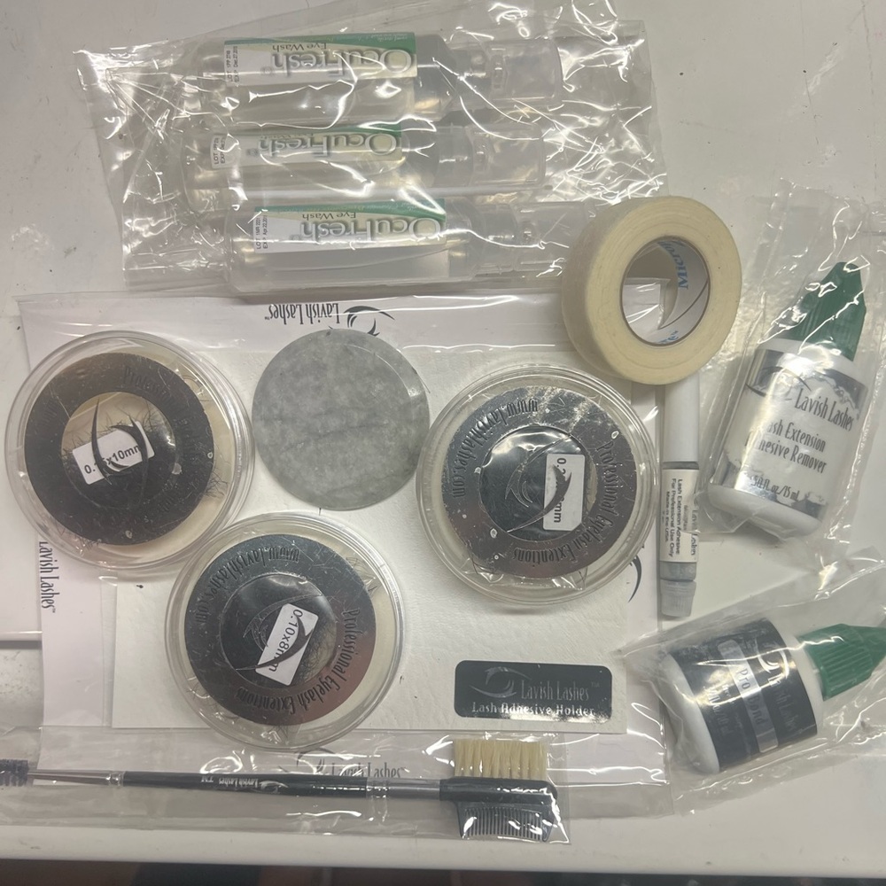 Lash Extension Supplies Kit- new & unused!